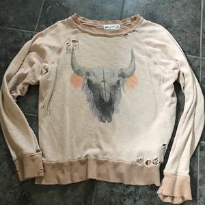 Wildfox Destroyed Size Small